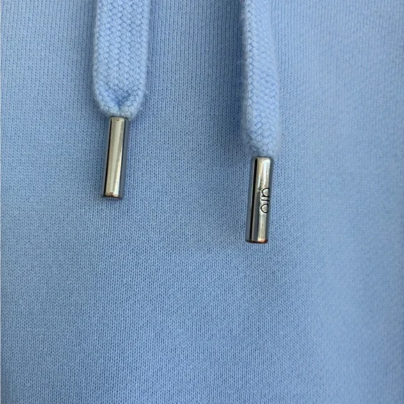 ALO Yoga Accolade Relaxed Hoodie in Seashell Blue - Picture 5 of 7